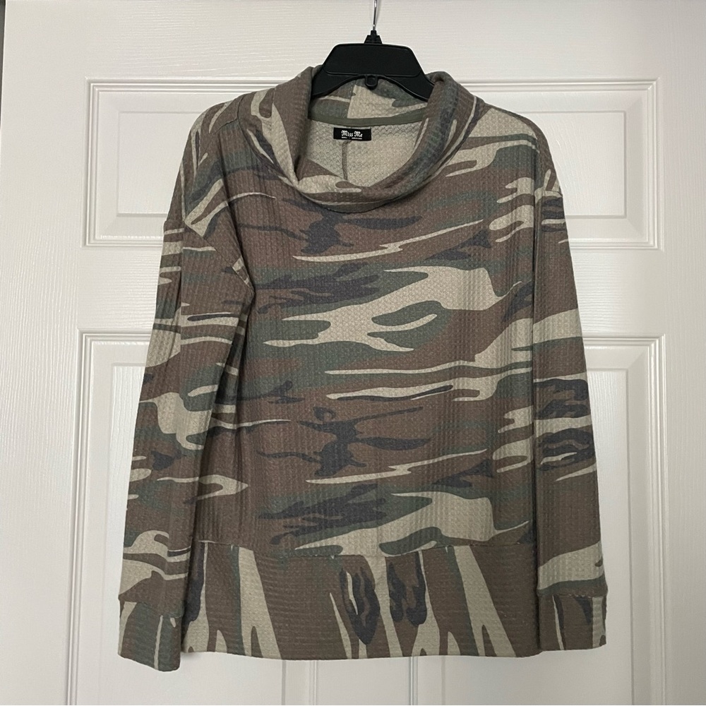 Miss Me Waffle Knit Pullover.